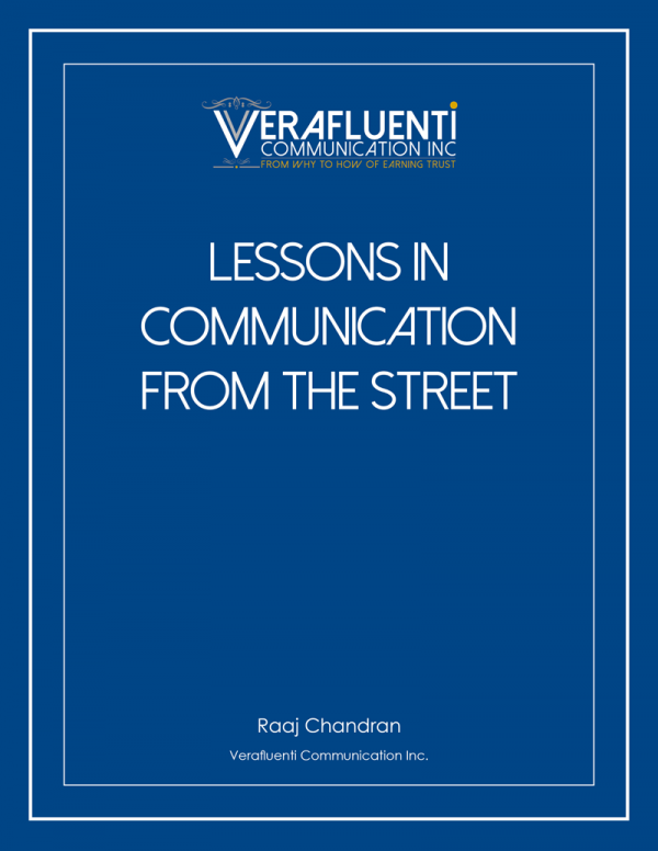 Lessons in communication from the street